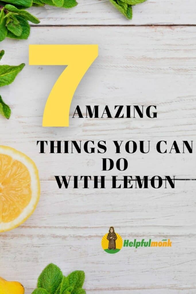 7 Amazing things you can do with lemon