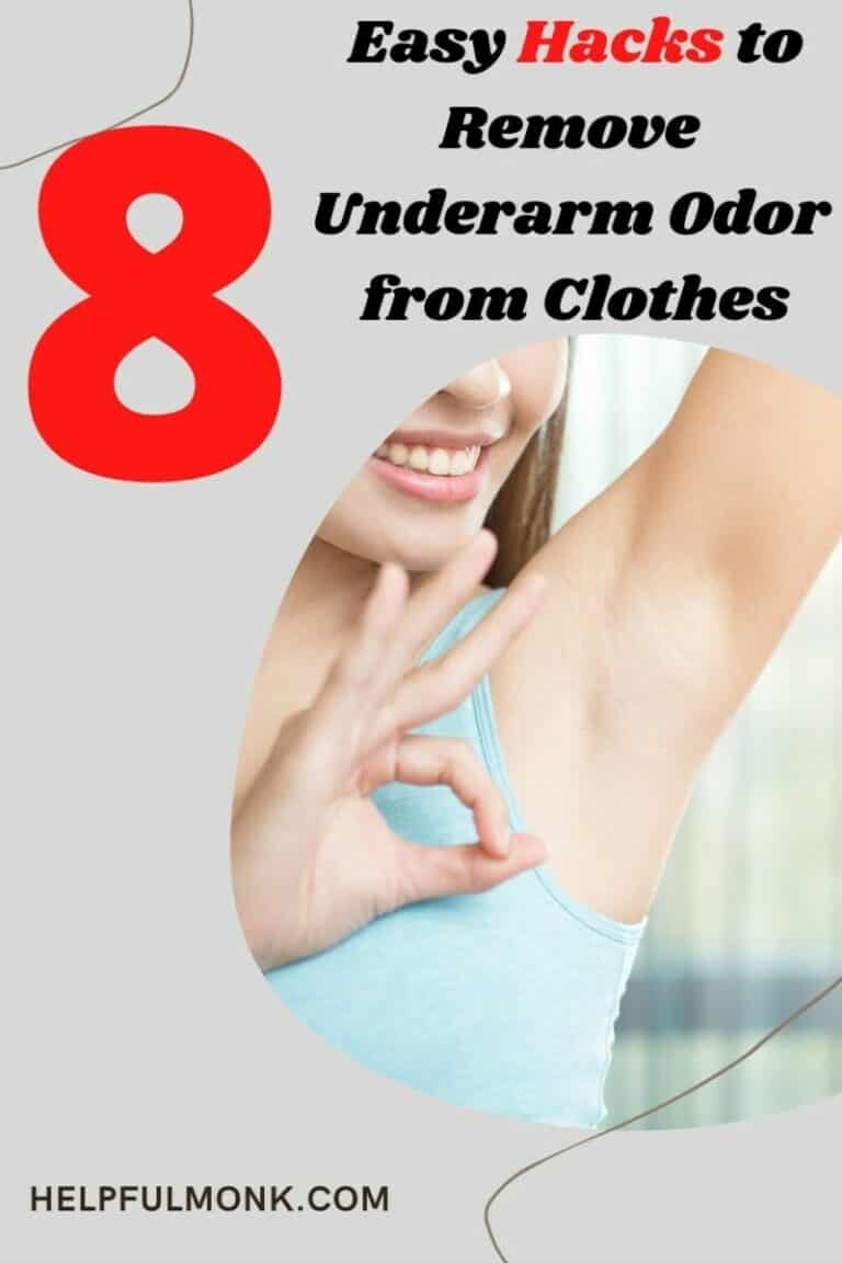 8 Easy Hacks To Remove Underarm Odor From Clothes Without Washing