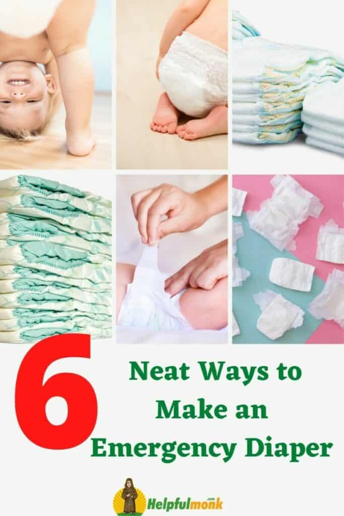 6 Neat Ways to Make an Emergency Diaper