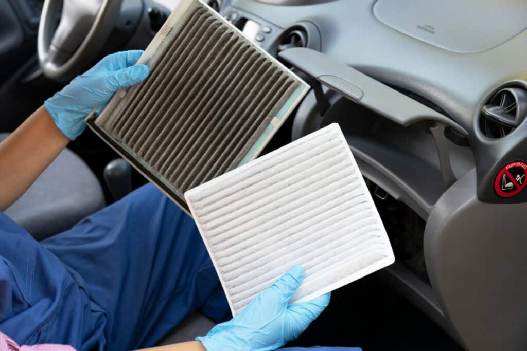 clean car filters